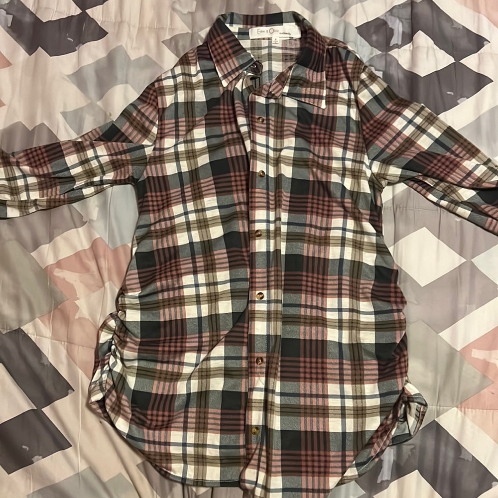 Eden & Olivia maternity flannel